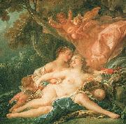 Francois Boucher Jupiter in the Guise of Diana and the Nymph Callisto oil painting